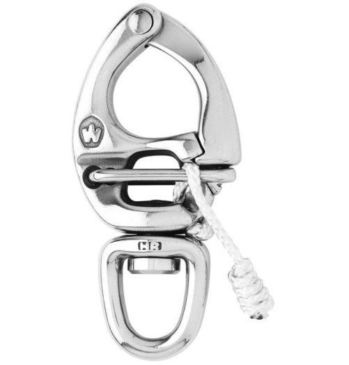 Wichard Mousqueton HR Ouverture Sous Charge Petit Ringot 70mm 2673 H2O Sensations