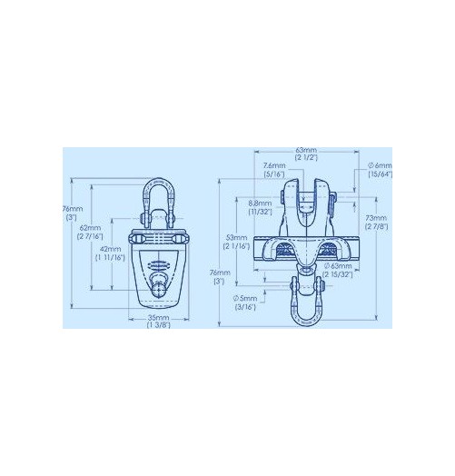 Ronstan Emerillon Enrouleur Gennaker Serie 60