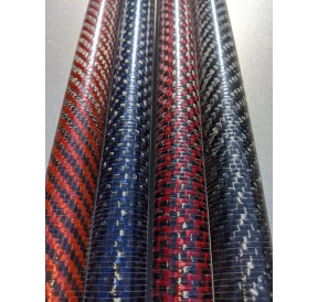 Malcheski Telescopic Carbon Tiller Stick Couleur 1575-2920mm MAL0001 H2O Sensations