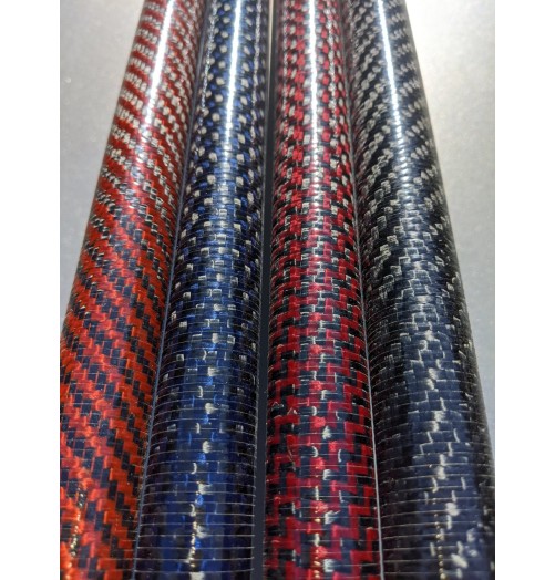 Malcheski Telescopic Carbon Tiller Stick Couleur 1575-2920mm MAL0001 H2O Sensations