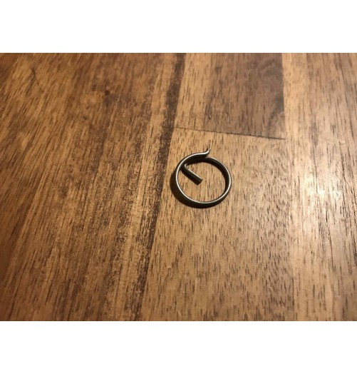 Blue Wave Split Ring Stainless Steel A4 1.25*15mm 070602 H2O Sensations