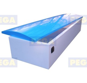 Pega Coffre Polypropylene Couvercle Bombé 300*100*55cm