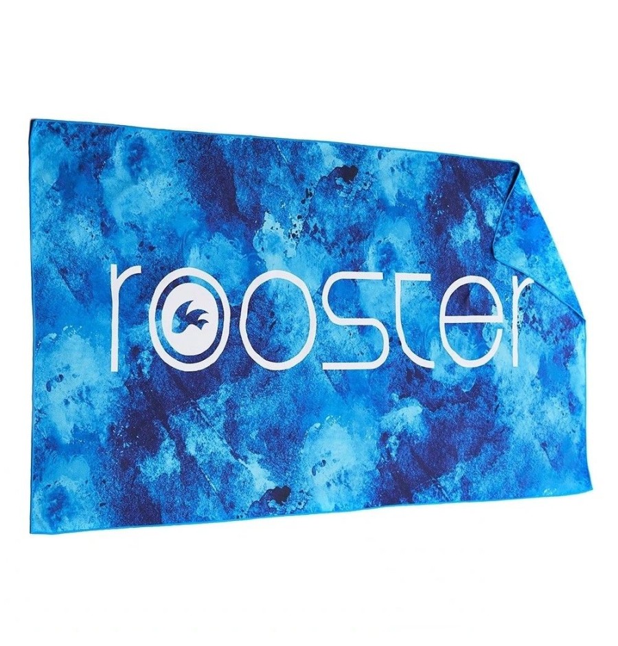 Rooster Microfibre Quick Dry Regatta Towel Azure