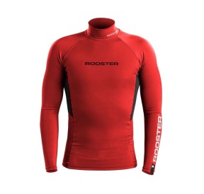 Rooster Protection UV Pull Manches Longues Rouge ROORASHRED H2O Sensations