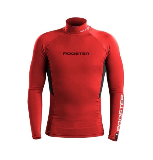 Rooster Protection UV Pull Manches Longues Rouge ROORASHRED H2O Sensations