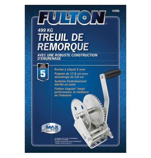 Fulton Trailer Winch 499kg