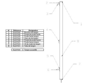 Vis de Mulet Tangon SL16 & SL15.5