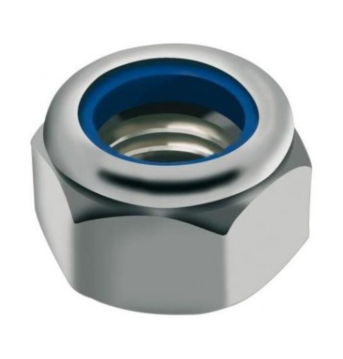 Ecrou Frein (NylStop) Metrique Inox A4 M4 Hexagonal ECFRA4M4 H2O Sensations