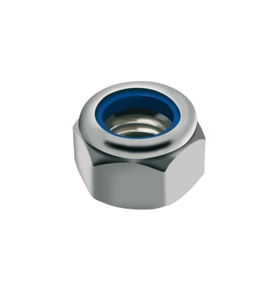 Nut NylStop Stainless Steel A2 M4 Hexagon