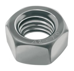 Ecrou Métrique Inox A2 Hexagonal M4