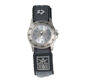 Gul Children Micro Chrome Aluminium Dial Velcro Strap