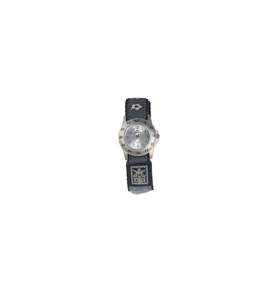 Gul Children Micro Chrome Aluminium Dial Velcro Strap