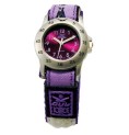 Gul Children Micro Chrome Purple Dial Velcro Strap