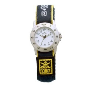 Gul Children Micro Chrome White Dial Velcro Strap is Light Blue only