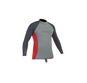 Gul Homme Xola Protection UV Manches Longues Gris Rouge RG0339 H2O Sensations