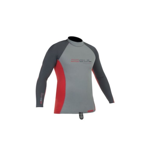 Gul Homme Xola Protection UV Manches Longues Gris Rouge RG0339 H2O Sensations