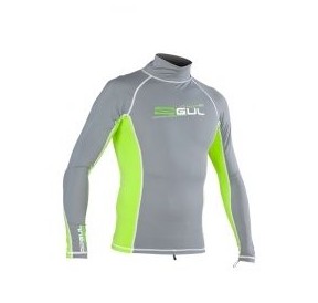 Gul Mens Xola UV Protection Long Sleeves Green Grey RG0329 H2O Sensations
