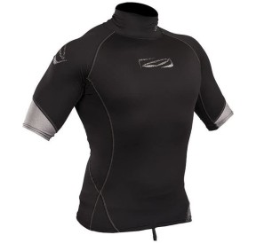 Gul Mens Xola UV Protection Short Sleeves Black RG0338-B4BK H2O Sensations