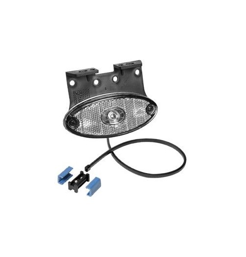 Aspöck LED 12V FlatPoint 2 White Position Lights with Support CAR316969003 H2O Sensations