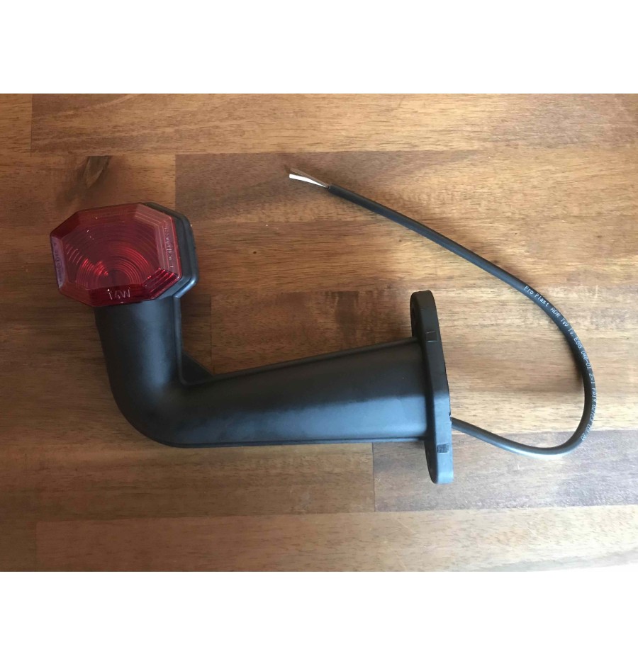 Feux Gabarit 12-24v Blanc Rouge 4w Déporté