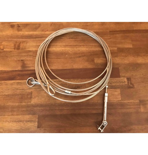 Catamaran Forestay Micro Metrique Turnbuckle Wire 732cm H2OFOR732_975 H2O Sensations
