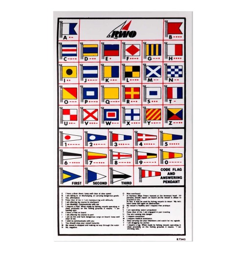 RWO International Flag Adhesive 1pc R7340PC H2O Sensations