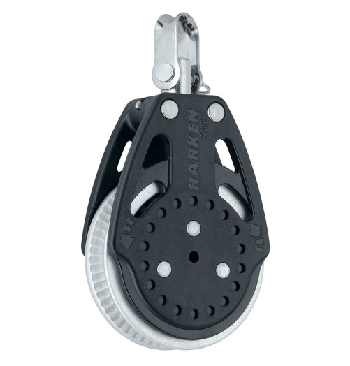 Harken Carbo Poulie 75mm Simple Emerillon Ratchamatic*2.0