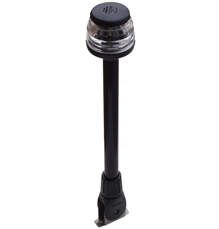 Aquasignal Serie 20 Feux Tout Horizon Noir 360° Mât Inclinable 457mm