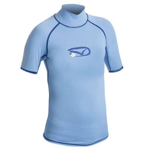 Gul Fille Seaspray Protection UV Manches Courtes Baby Bleu RG0312 H2O Sensations