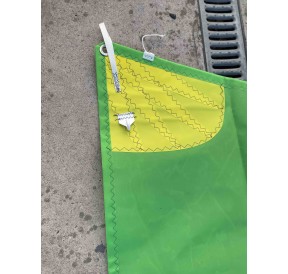 Topper Topaz Taz Main Sail Dacron 5oz Red Yellow Green