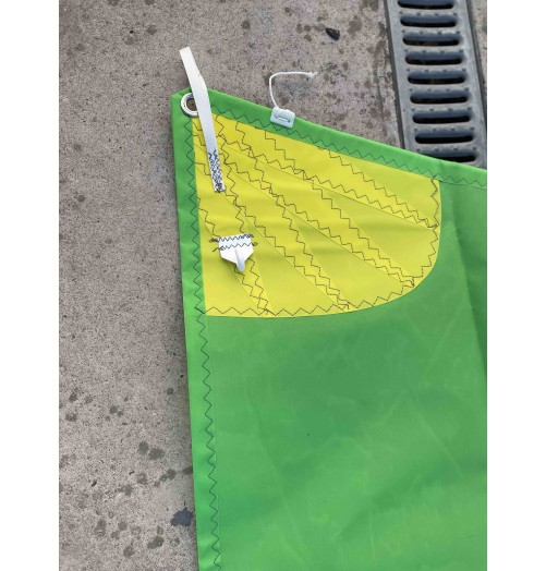 Topper Topaz Taz Main Sail Dacron 5oz Red Yellow Green