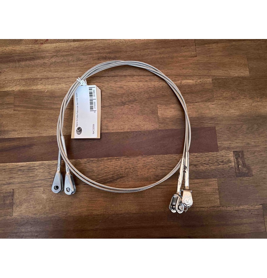 Nacra 15 Cable Pate d'oie Set 1195*3mm