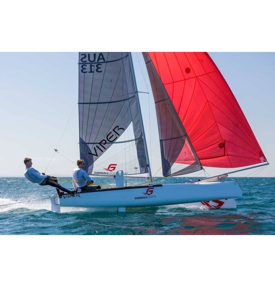 Goodall Viper Spinnaker Foiling