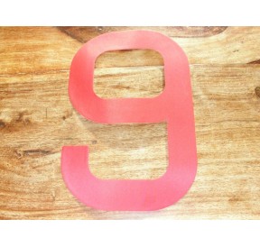 Numéro Voile Autocollant Insigna Rouge 230mm BAINSN230RE H2O Sensations