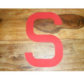 Lettre pour Voile Insigna Rouge 300mm S