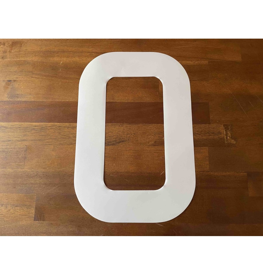 Numéro Voile Autocollant Insigna Blanc 300mm SN300WT H2O Sensations