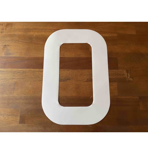 Numéro Voile Autocollant Insigna Blanc 300mm SN300WT H2O Sensations