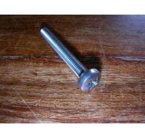 Vis Metrique Inox A2 M5 40mm Pozidriv Tête Bombée