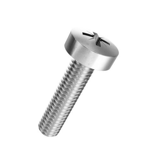 Vis Metrique Inox A2 M5 40mm Pozidriv Tête Bombée A2M5PPH40
