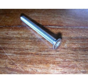 Vis Metrique Inox A2 M5 50mm Pozidriv Tête Fraisée Plate