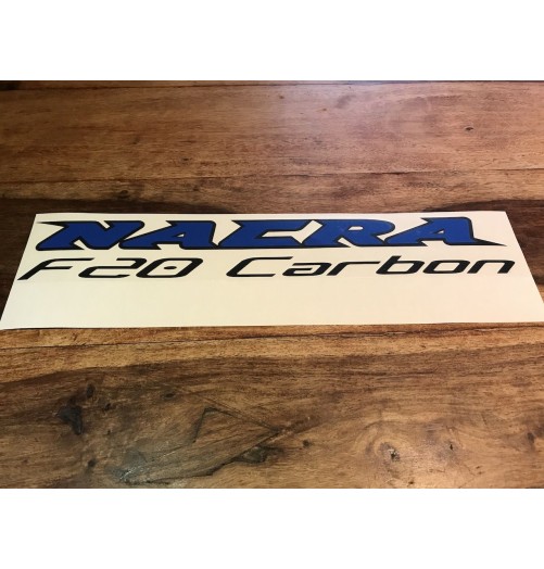 Nacra F20 Carbon Autocollant Coque Arrière Latéral Noir Seulement H2O Sensations