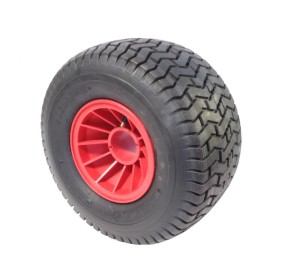 CadKat Trolley EuroTrax balloon wheel - 18x9.5-8 knobbly Red 377 H2O Sensations