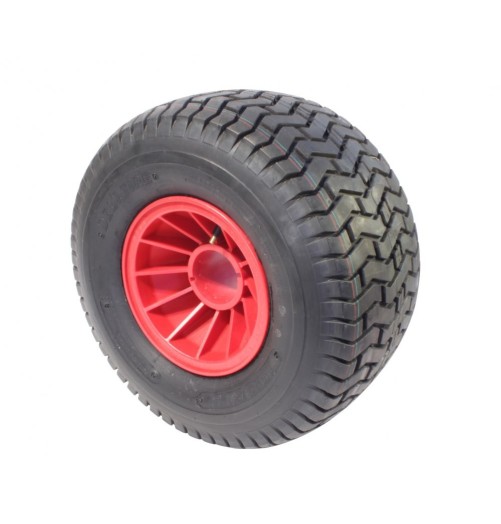 CadKat Trolley EuroTrax balloon wheel - 18x9.5-8 knobbly Red 377 H2O Sensations