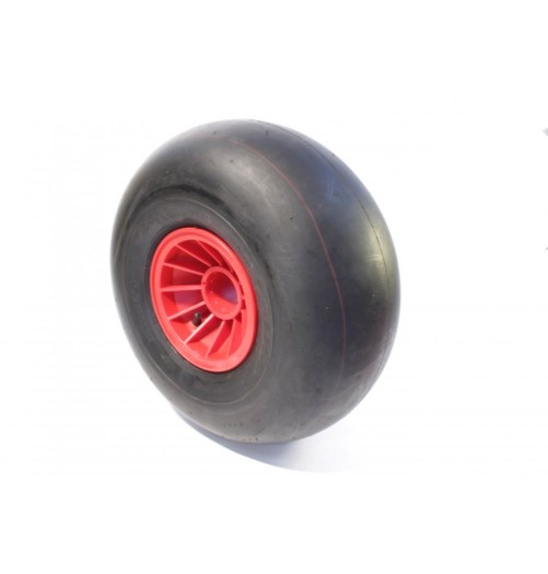 CadKat Trolley EuroTrax Ballon Wheel- 21x12-8 Smooth Red