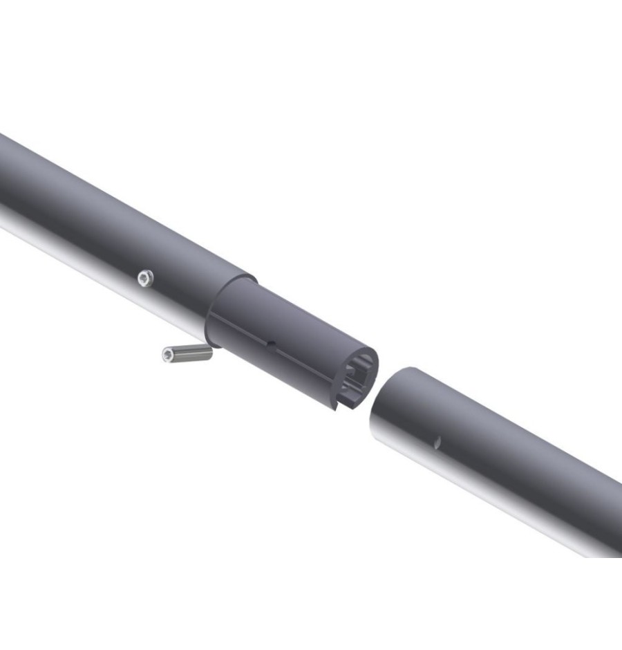 CadKat 2-piece axle for EuroTrax Cat Trolley 50 mm