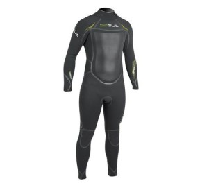 Gul Vortex 5/3 Steamer Mens Blindstitch Black Gold