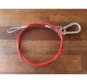 Trailer Security Stop Wire 950mm Snap Shackle CAR5100418 H2O Sensations