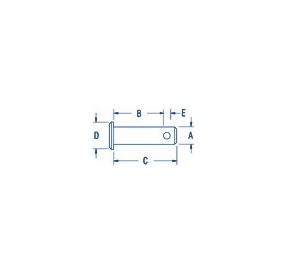 Ronstan Stainless Steel A4 Clevis Pin 4.7*25mm