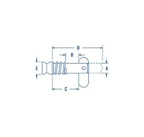 Ronstan Toggle Pin 6.4*14.2mm