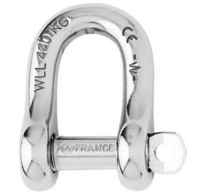 Wichard Manille Droite Autobloquante Axe Imperdable 6mm 1403 H2O Sensations